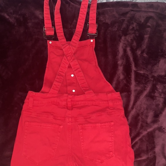 Red jumpsuit - Picture 3 of 3